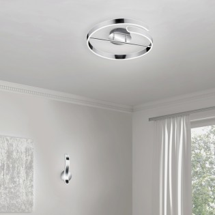 Plafonnier LED Parma Cromé (37W)