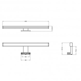 Applique de salle de bain LED Lino (7.4W)