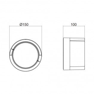 Applique d'extérieur LED Puno R (8W)