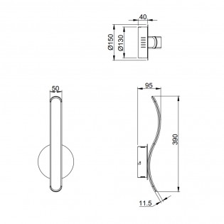 Applique Murale LED Parma (11W)