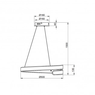 Suspension LED Parma (37W)
