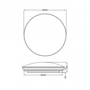Plafónnier LED Achat (22W)