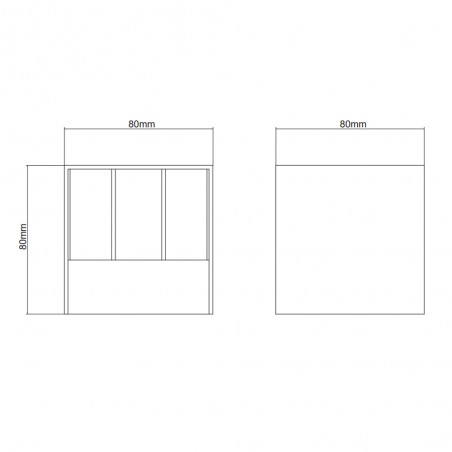 Applique d'extérieur LED Adaja (3W)
