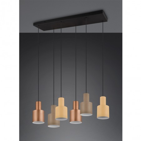 Lámpe a suspension Agudo (6 Lumieres)