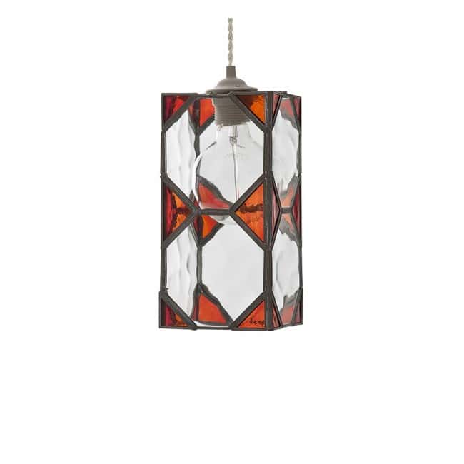 Lampe à suspension Grenade Sadik Luna Rouge Lampe à suspension Grenade Sadik Luna Rouge