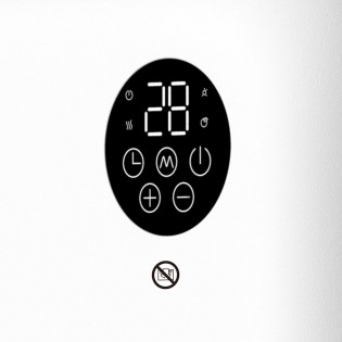 Chauffage ventilateur mural pour bains Andorre (2000W)