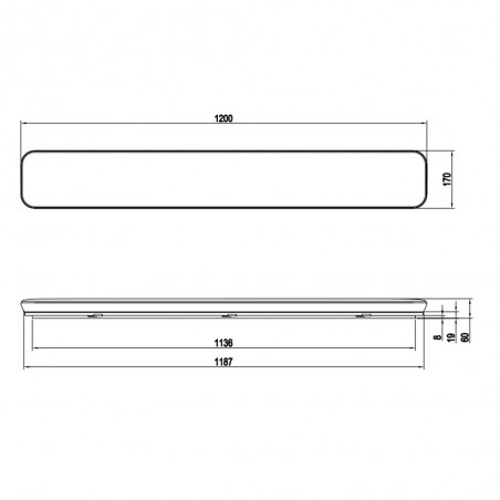 Plafónnier LED Blanca II (46W)