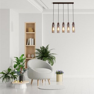 Lampe de suspension Sweden II (5 lumières)