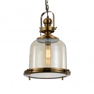 Tulipa cristal lámpara colgante Vintage