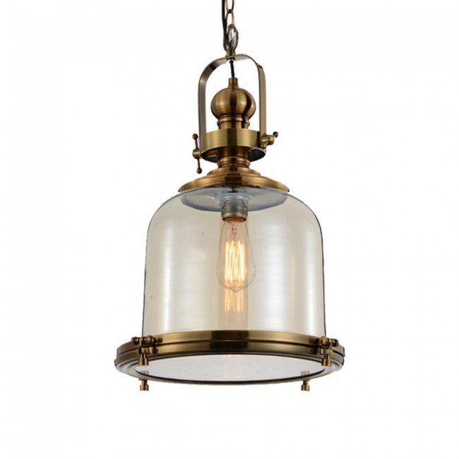 Tulipa cristal lámpara colgante Vintage