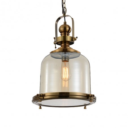 Tulipa cristal lámpara colgante Vintage