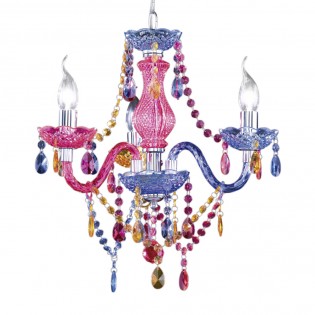 Lustre Lüster Multicolore (3 lumières)