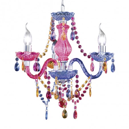 Lustre Lüster Multicolore (3 lumières)