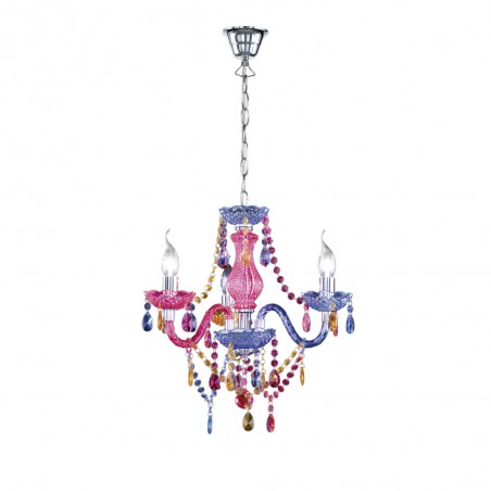 Lustre Lüster Multicolore (3 lumières)