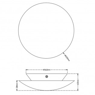 Applique murale LED Chiros (8W)