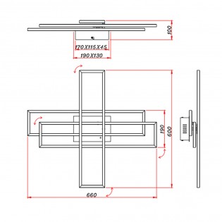 Plafónnier LED Corso CCT (36W)