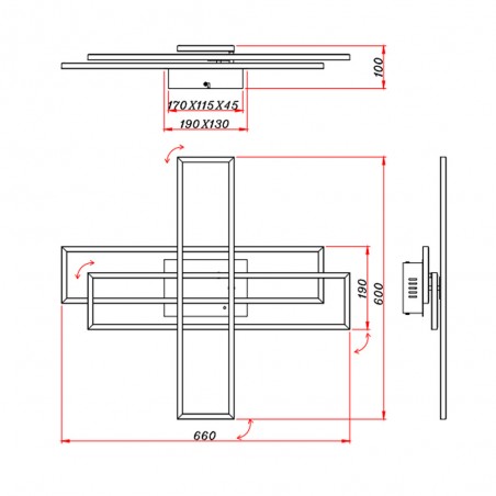 Plafónnier LED Corso CCT (36W)