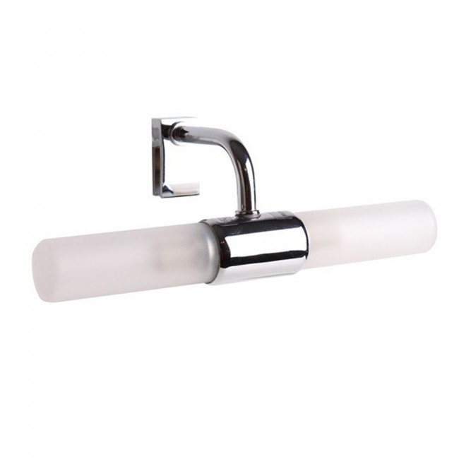 Applique miroir de bain chromée (2 lumières)