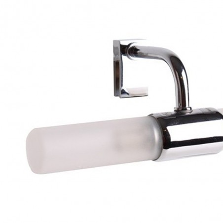 Applique miroir de bain chromée (2 lumières)