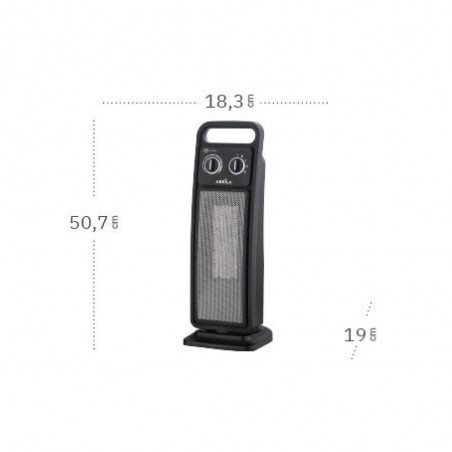 Chauffage céramique oscillant vertical Brasil (2000W)