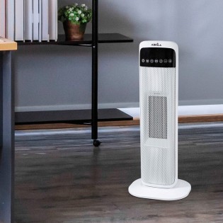 Chauffage céramique oscillant vertical Guadalupe (2000W)