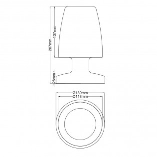 Lampe d'extérieur LED Dora