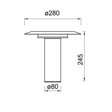 Lámpara de mesa LED Tina (12W)