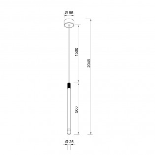 Lámpara colgante LED Moana  (7W)