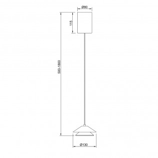 Lámpara colgante LED Piccola (5W)