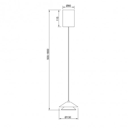 Lámpara colgante LED Piccola (5W)