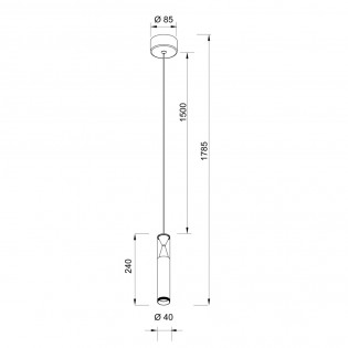 Lámpara colgante LED Spark (7W)