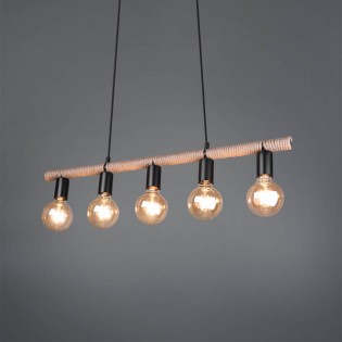 Lámpe a suspension Einar (5 Lumieres)