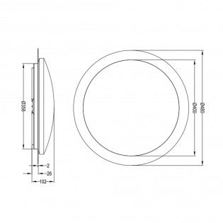 Plafónnier LED Frodo CCT (18W)