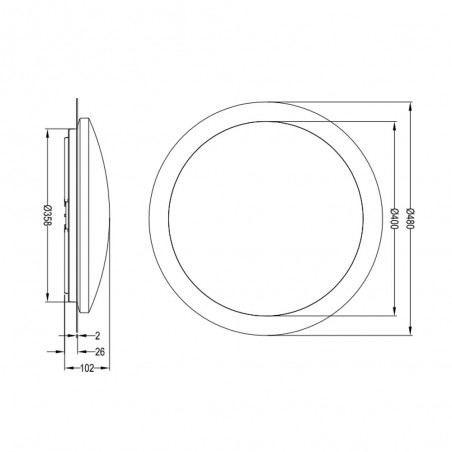 Plafónnier LED Frodo CCT (18W)