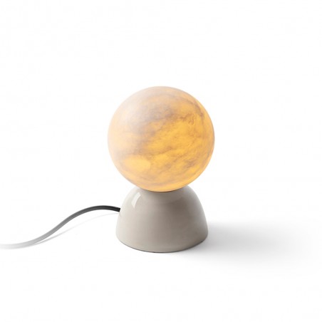 Lampe á poser Abisal Albâtre