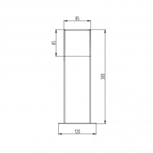 Balise extérieure Led Hudson (3.5W)