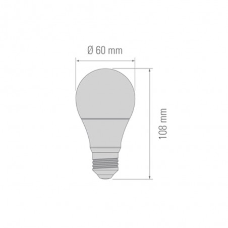 Ampoule LED E27 A60 (10W)