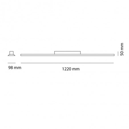 Plafonnier LED Wanda 3000K (72W)