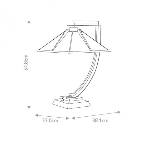 Lampe á poser Pomeroy Tiffany