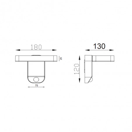 Applique d'extérieur LED Esquel (4.5W)