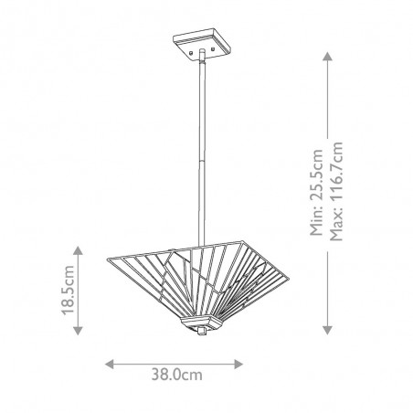 Lampe de plafond Alderley