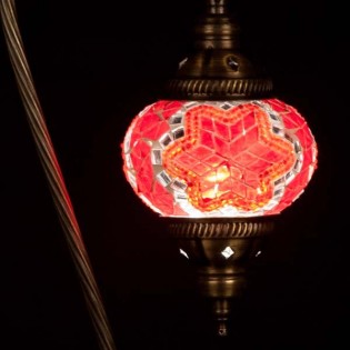 Lámpara Turca Kugu12 (rojo)