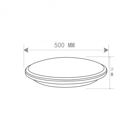 Plafónnier LED Limbus (34W)