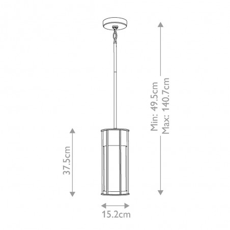 Lampe de plafond d'exterieur Camillo