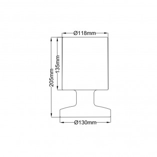 Lampe d'extérieur LED Lora (1.5W)