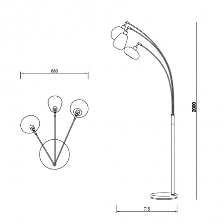 Lámpadaire Lumina