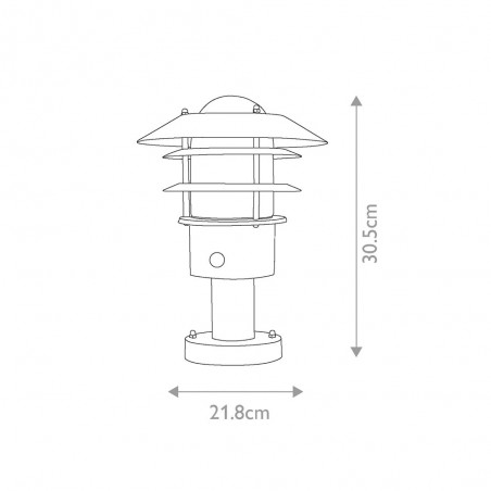 Pedestal pour exterieur Helsingor PIR