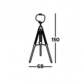 Lampadaire trépied Studio