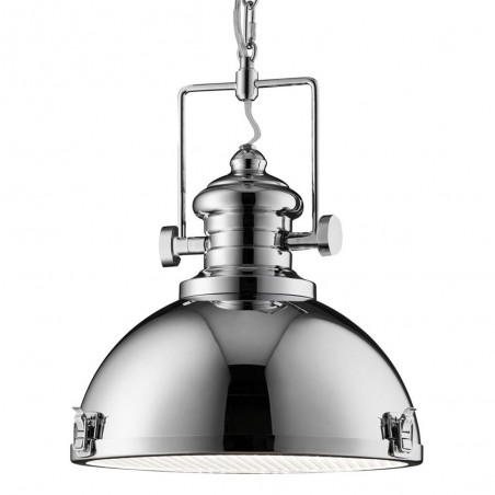 Lampe pendante Louisiana chromée