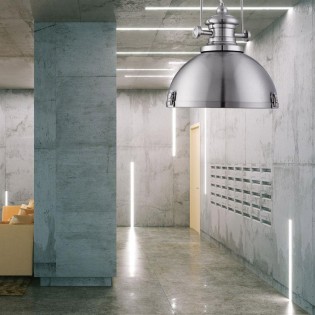Lampe pendante Louisiana Argent
